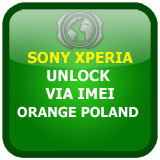 Unlock SonyEricsson Sony Xperia Orange Poland via IMEI